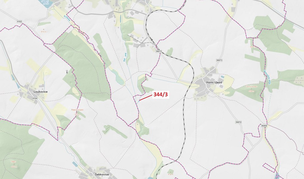 Dražba lesa, 264 m², Třebíč, Šebkovice