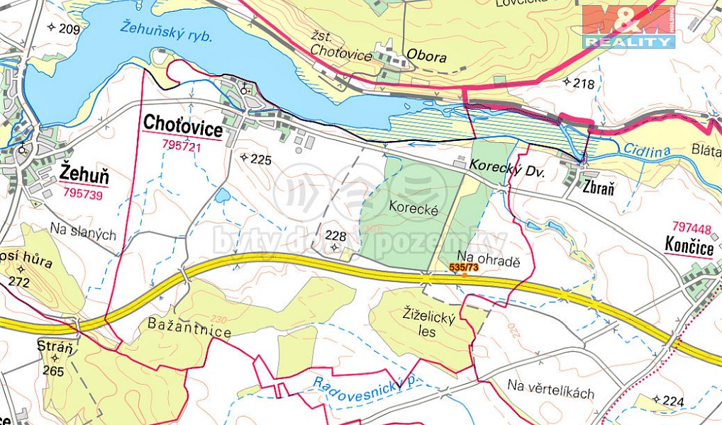 Prodej pole 656 m², Choťovice – náhled fotky 5
