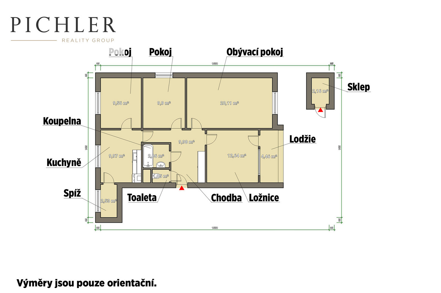 Prodej bytu 4+1 84 m² — photo 3