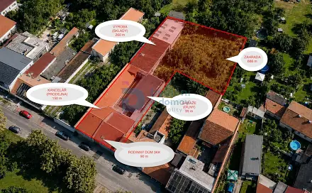 Prodej domu 416 m² s pozemkem 1 522 m², Husovo nám., Prostějov