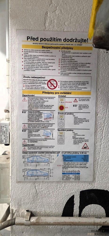 Pronájem garážového stání 13 m2 ul. Otradovická, Praha - Kamýk – fotografie 5