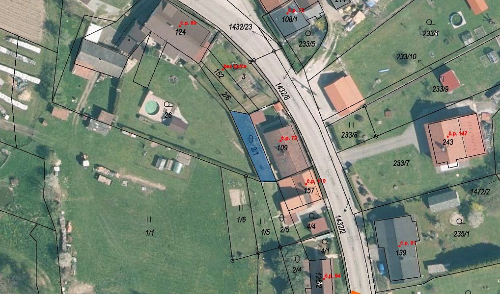 Prodej pozemku, 102 m², České Budějovice, Nové Hrady