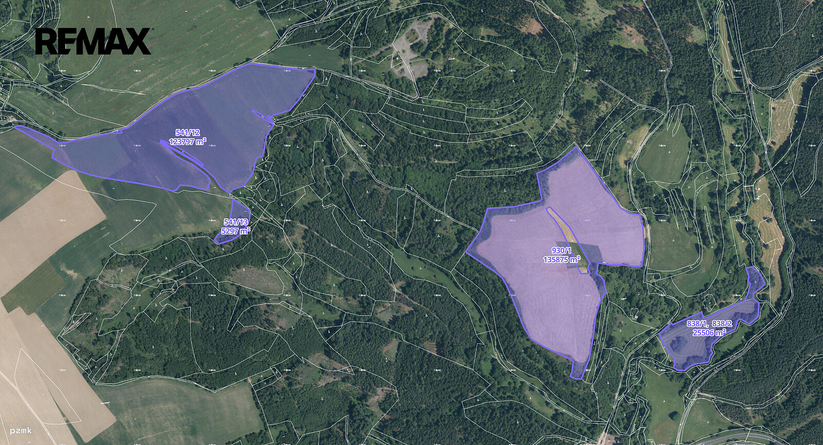 Prodej pole 290 475 m²