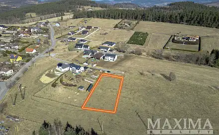 Prodej pozemku 1 287 m², Vimperk, okres Prachatice