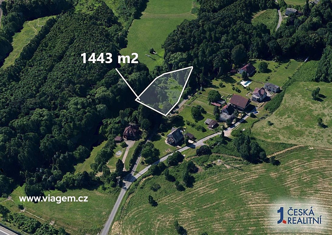 Zahrada 1 433 m² – pohled 2