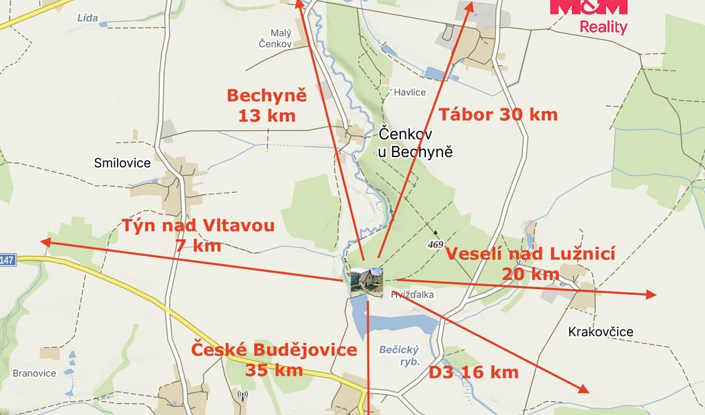 Prodej chaty/chalupy 70 m² s pozemkem 199 m², Bečice – náhled fotky 24