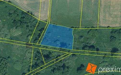 Prodej pole 1 606 m², Řeřichy, okres Rakovník