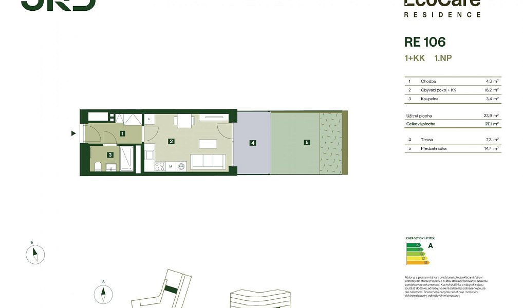 Prodej bytu 1+kk 27 m², Praha – náhled fotky 2