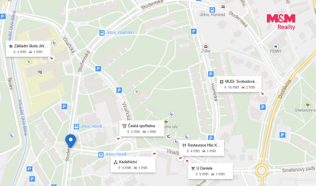 Pronájem bytu 1+kk 19 m², Jirkov – náhled fotky 12