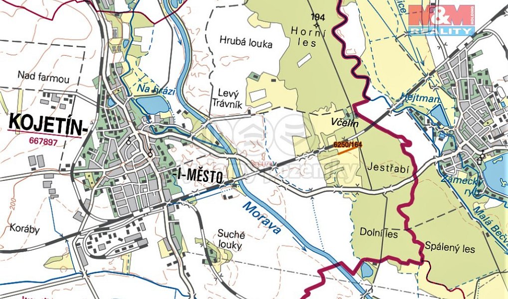 Prodej louky 1 949 m², Kojetín – náhled fotky 4