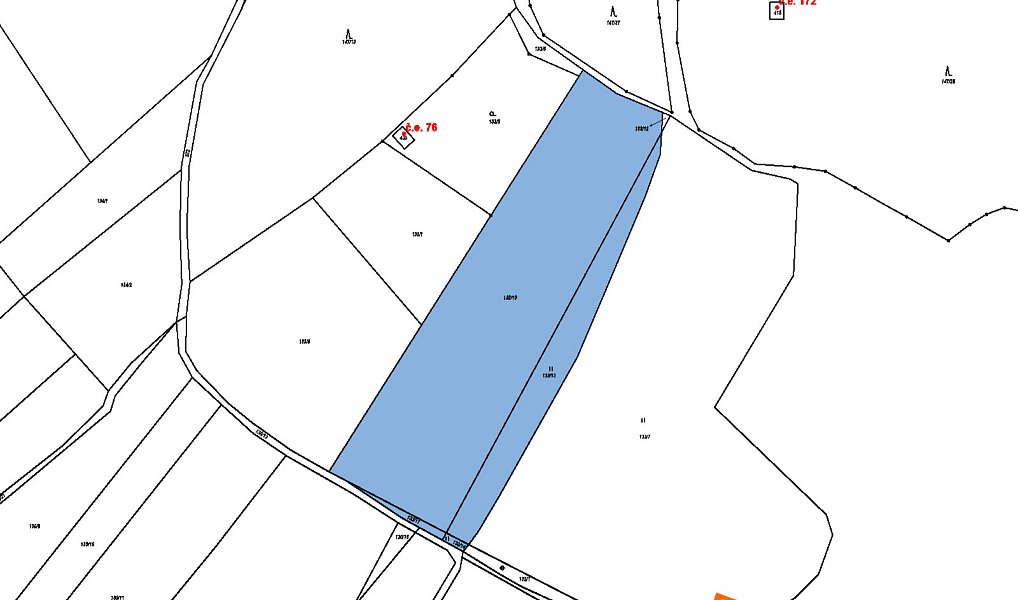 Prodej pole 260 m², Davle – náhled fotky 2