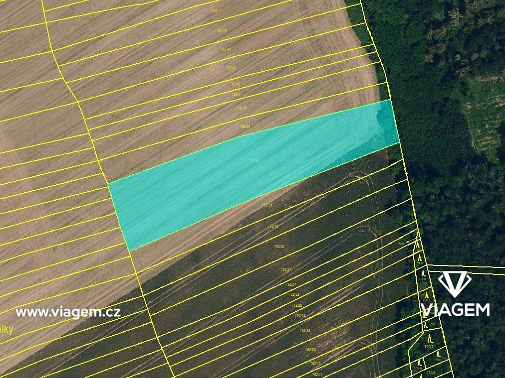 Prodej pole 2 086 m² – fotografie 3