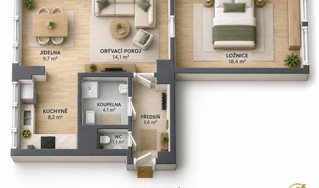 Prodej bytu 2+1 60 m², Mladá Boleslav – náhled fotky 15