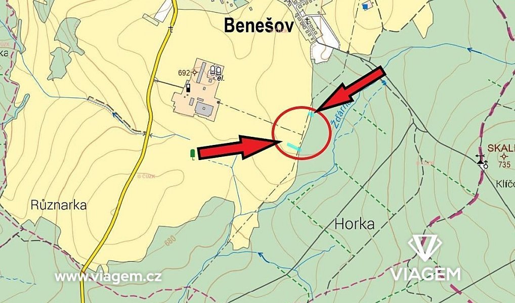 Prodej pole 1 386 m², Benešov – náhled fotky 3