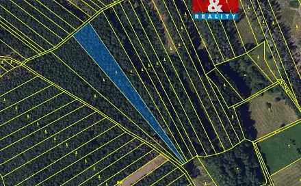 Prodej lesa 5 370 m², Vanovice, okres Blansko