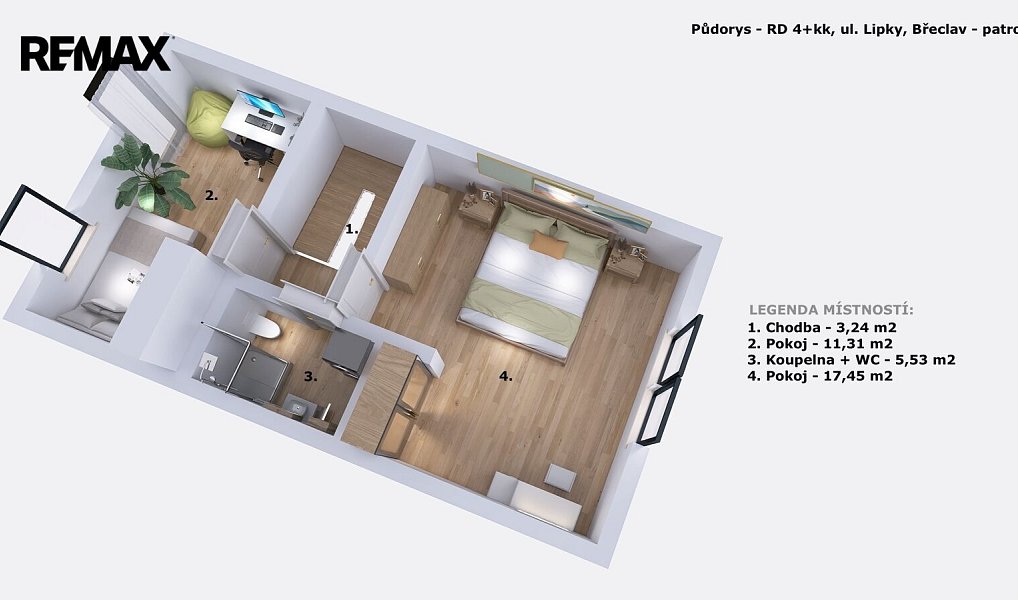 Prodej domu 81 m² s pozemkem 168 m², Břeclav – náhled fotky 43