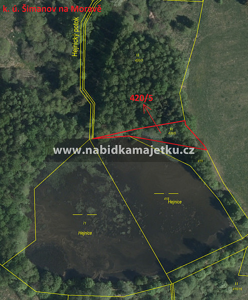 Prodej pozemku 493 m²