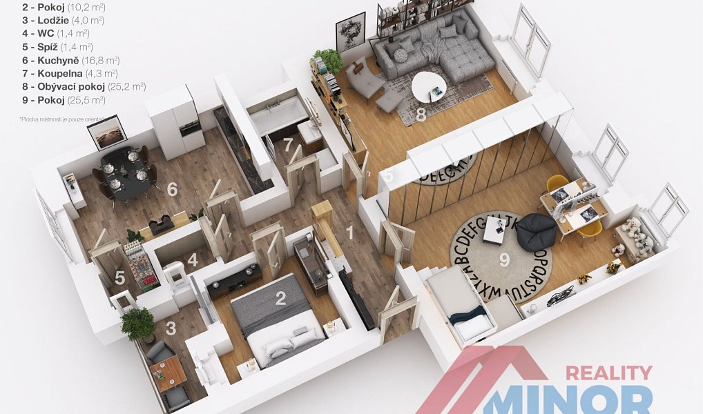 Prodej bytu 3+1 94 m², Slaný – náhled fotky 19