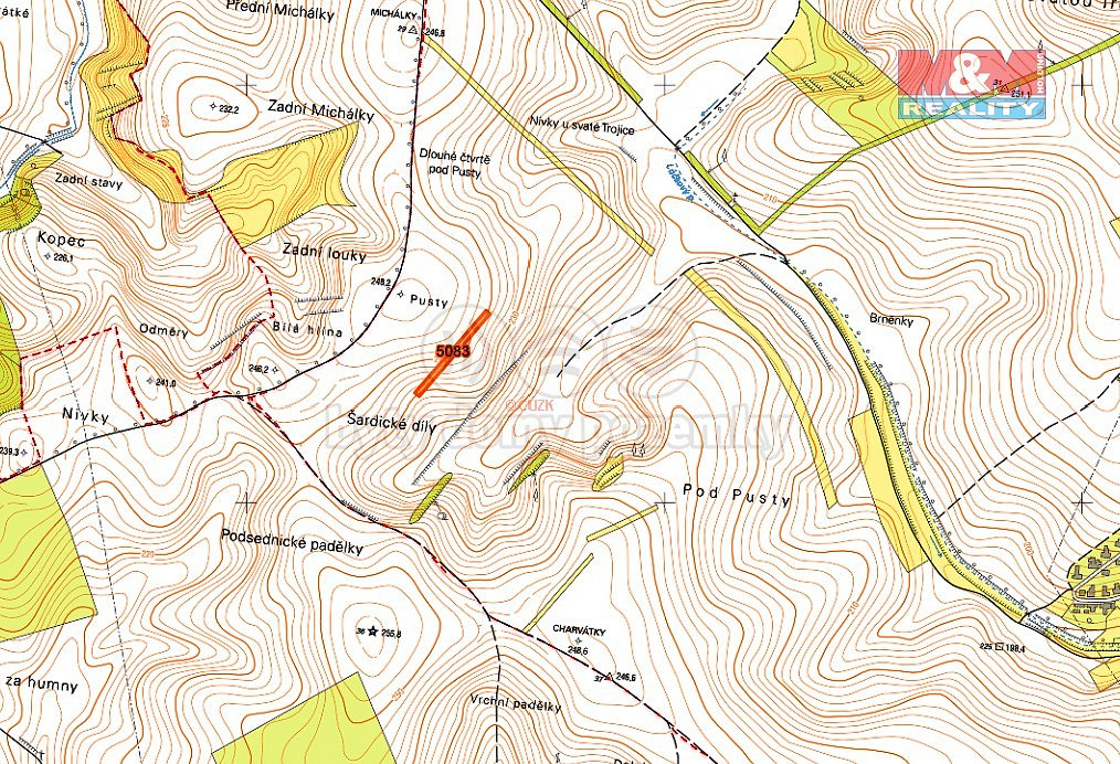 Prodej pole 855 m² — photo 5