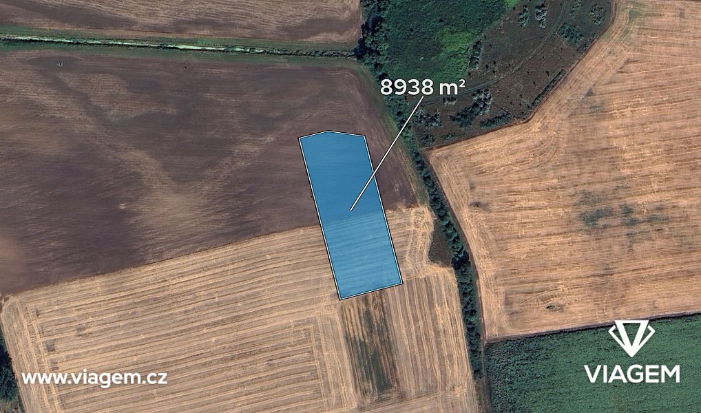 Prodej pole 1 489 m², Milotice – náhled fotky 2