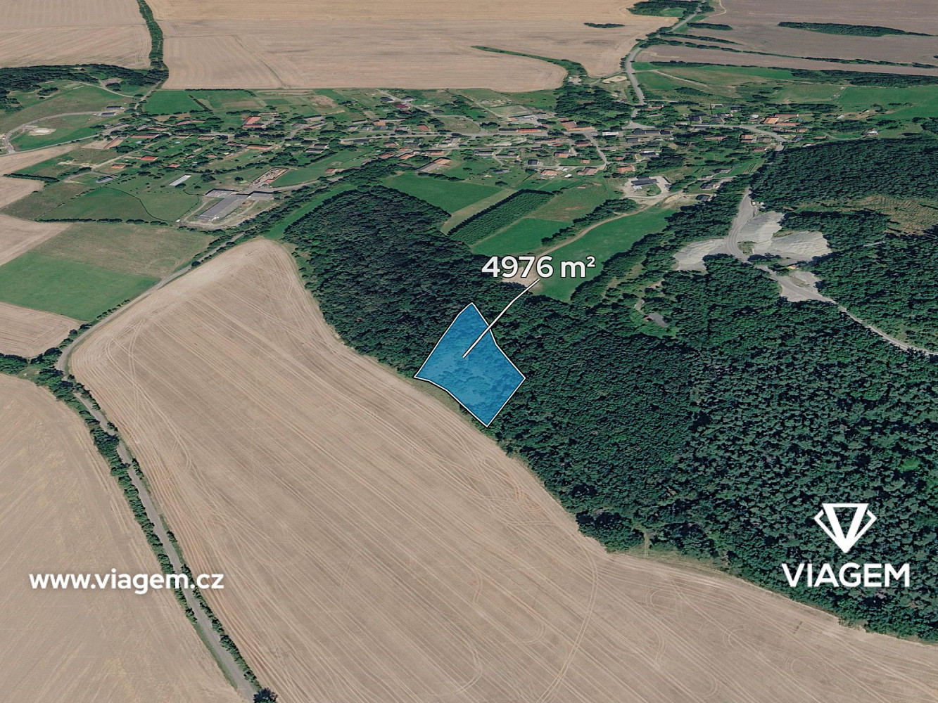 Prodej lesa 2 488 m²