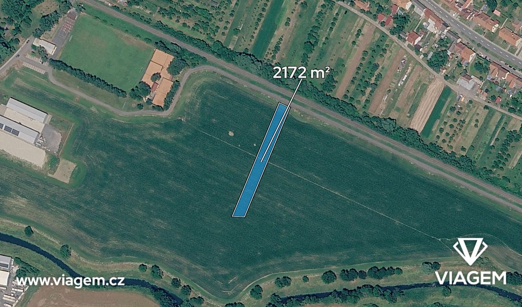 Prodej pole 2 172 m², Drslavice – náhled fotky 2