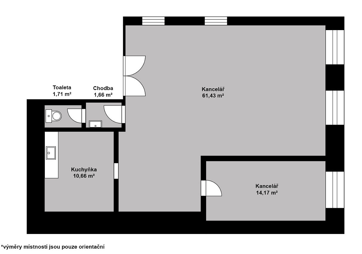 Pronájem obchodních prostor 92 m² – fotografie 4