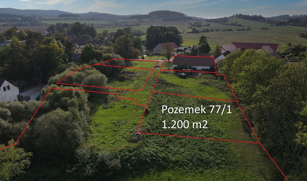 Prodej stavebního pozemku 1 200 m², Sedlec-Prčice – náhled fotky 4