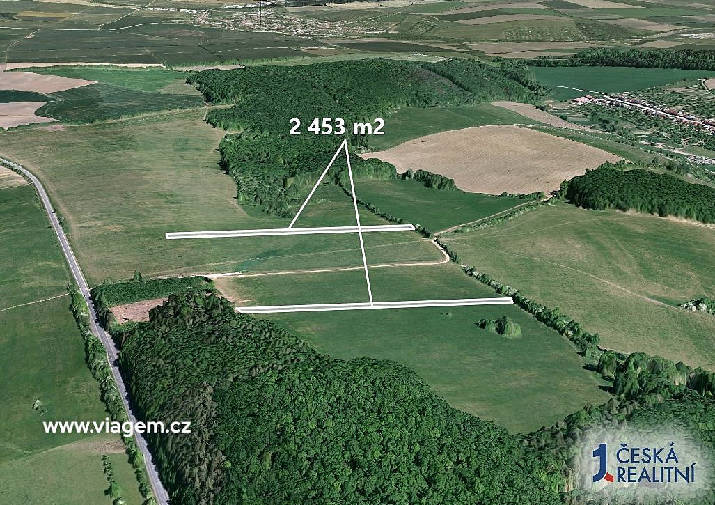 Prodej pole 2 453 m² – fotografie 2