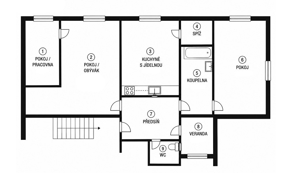 Prodej bytu 3+kk 87 m², Praha – náhled fotky 2