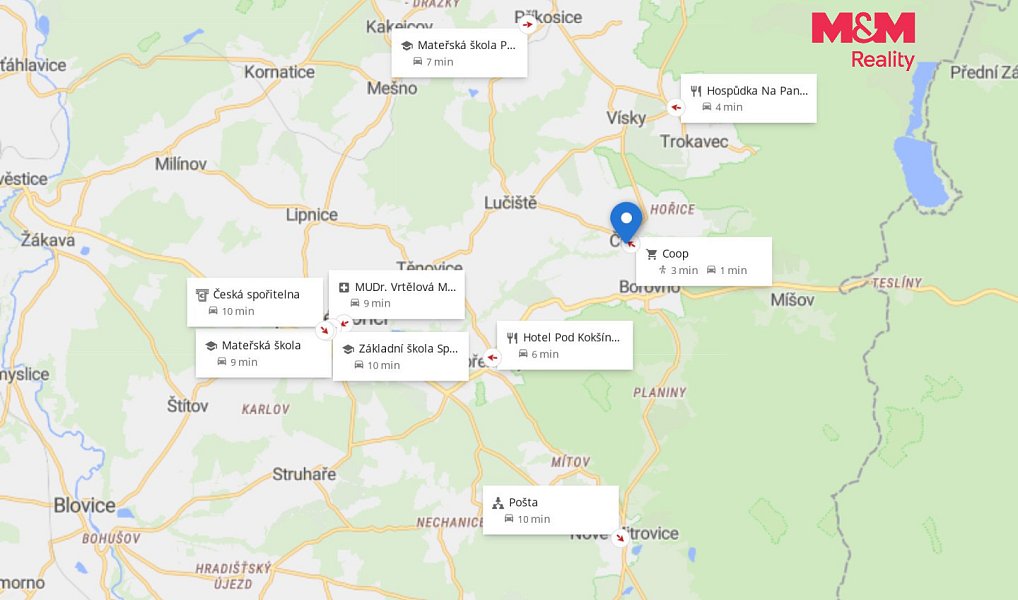 Prodej stavebního pozemku 838 m², Spálené Poříčí – náhled fotky 7