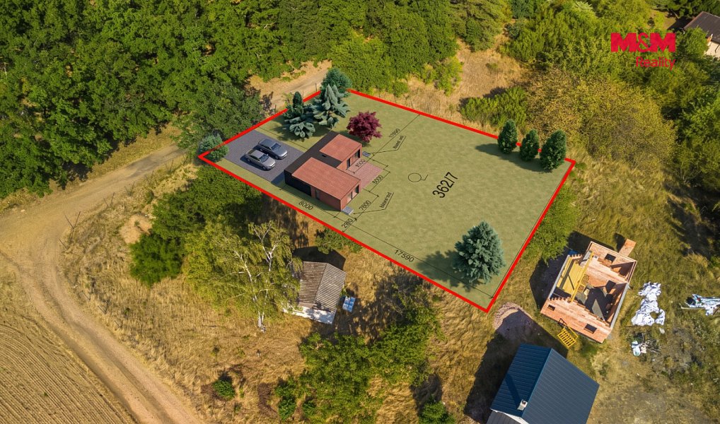 Prodej stavebního pozemku 849 m², Kralupy nad Vltavou – náhled fotky 4
