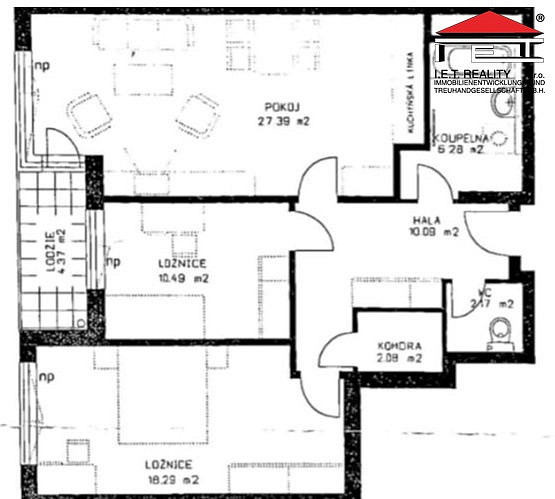 Pronájem bytu 3+kk 82 m² – fotografie 5