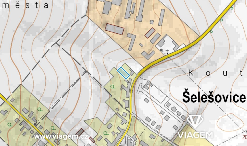 Prodej stavebního pozemku 247 m², Šelešovice – náhled fotky 3