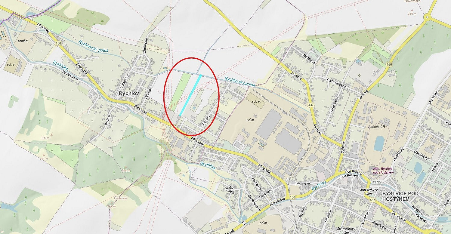 Prodej pole 3 489 m²