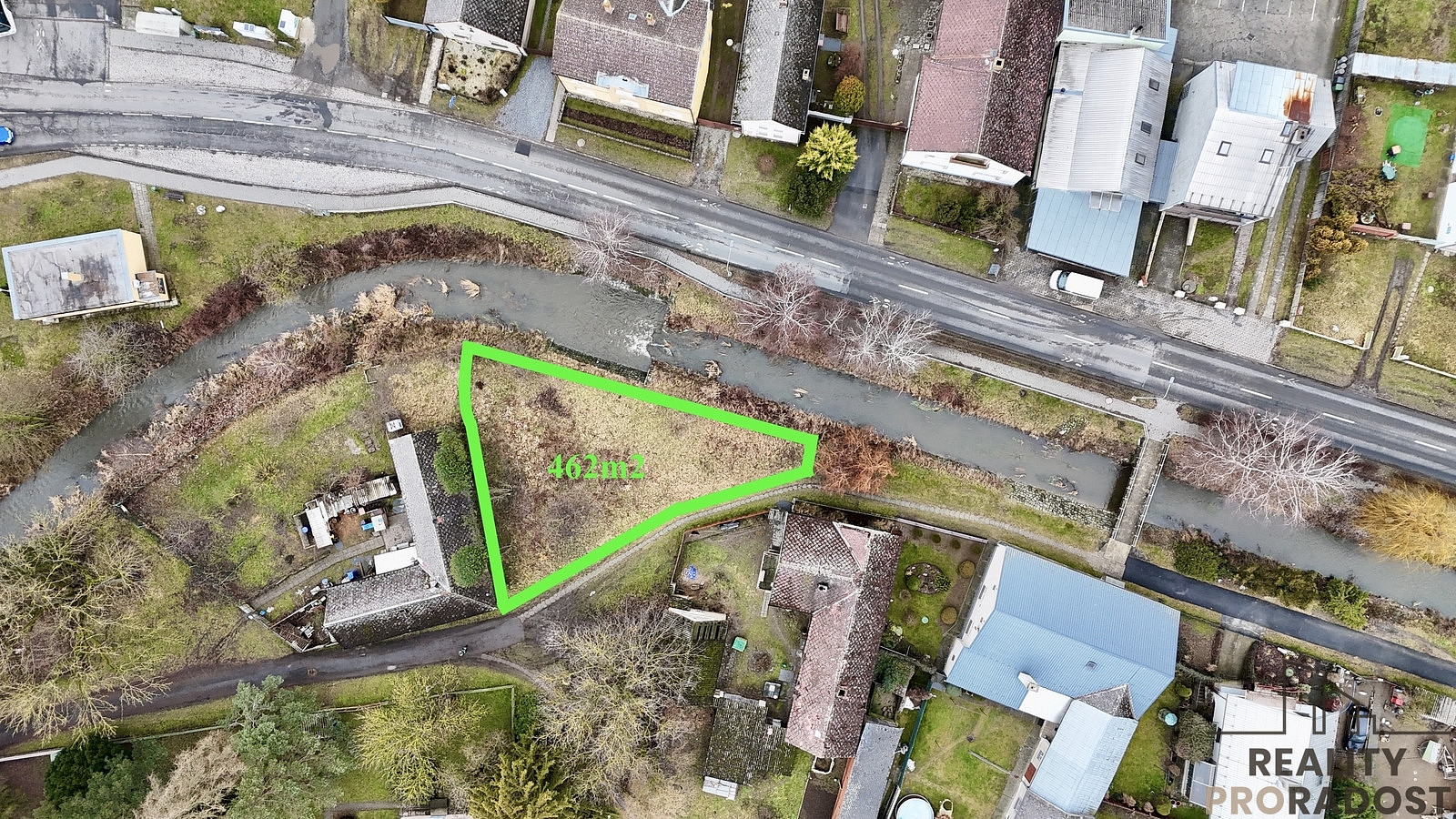 Prodej stavebního pozemku 462 m²