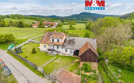 Prodej domu 180 m² s pozemkem 8 443 m², Žihobce - Rozsedly, okres Klatovy