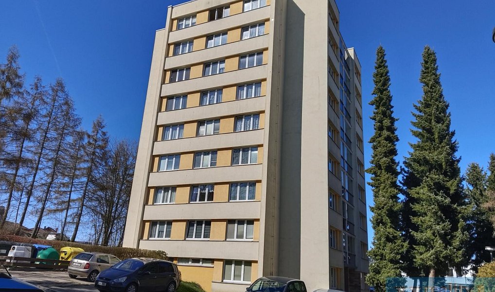 Prodej bytu 1+kk 28 m², Sídliště Míru, Pacov, okres Pelhřimov