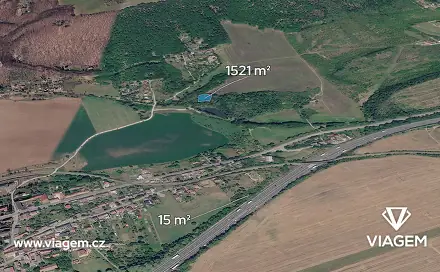 Prodej lesa 768 m², Vráž, okres Beroun