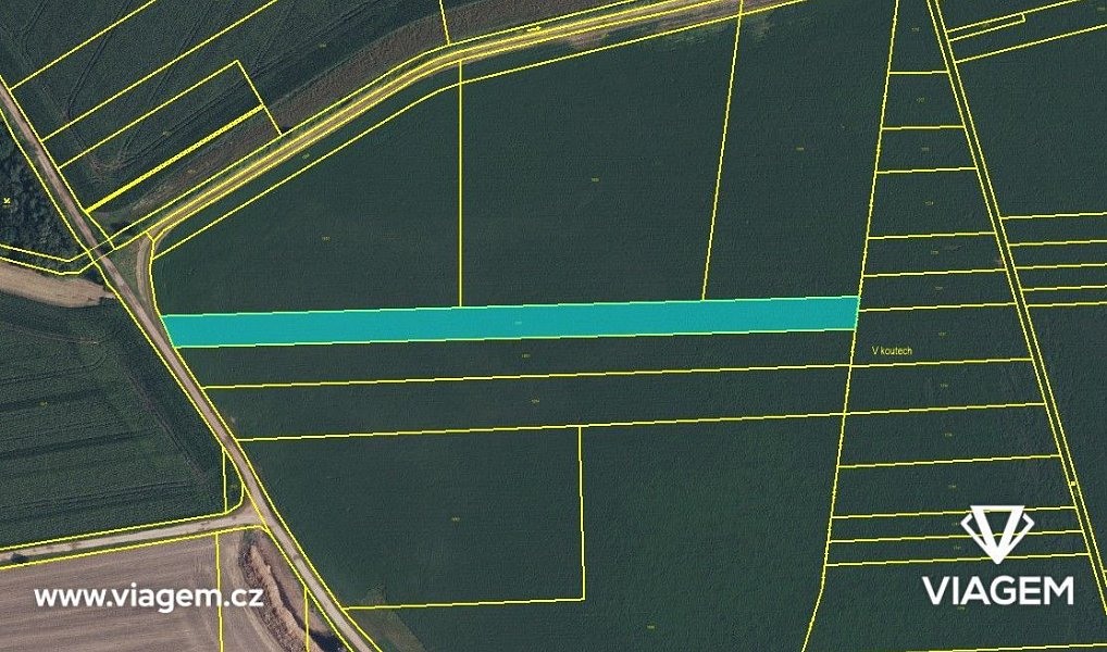 Prodej pole 1 110 m², Lužec nad Cidlinou – náhled fotky 3