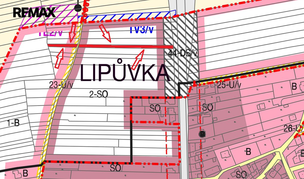 Prodej stavebního pozemku 1 067 m², Lipůvka – náhled fotky 3