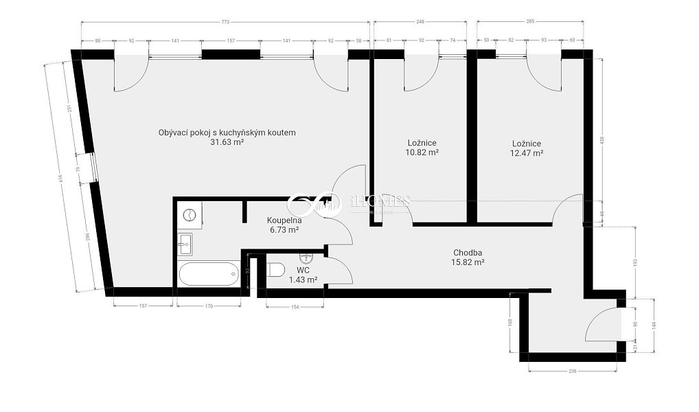 Prodej bytu 3+kk 86 m², Praha – náhled fotky 3
