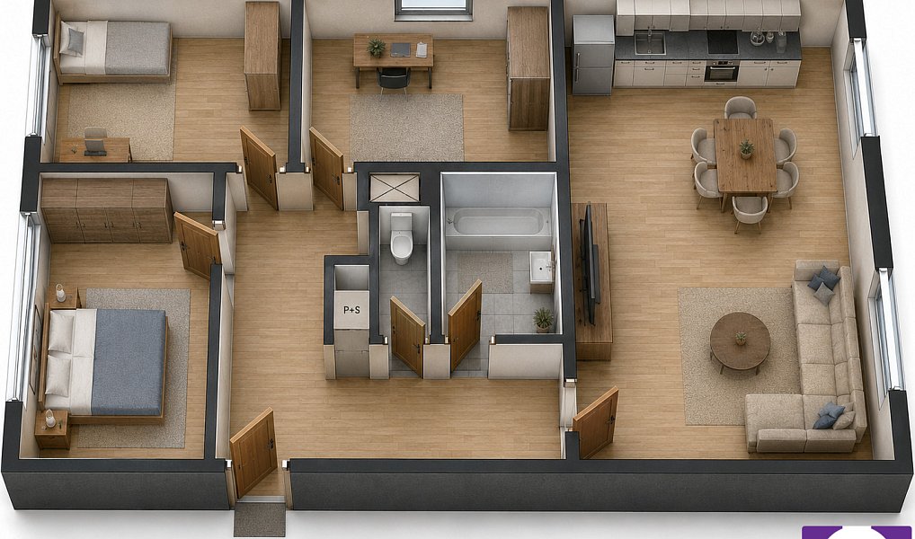 Prodej bytu 4+kk 70 m², Praha – náhled fotky 2
