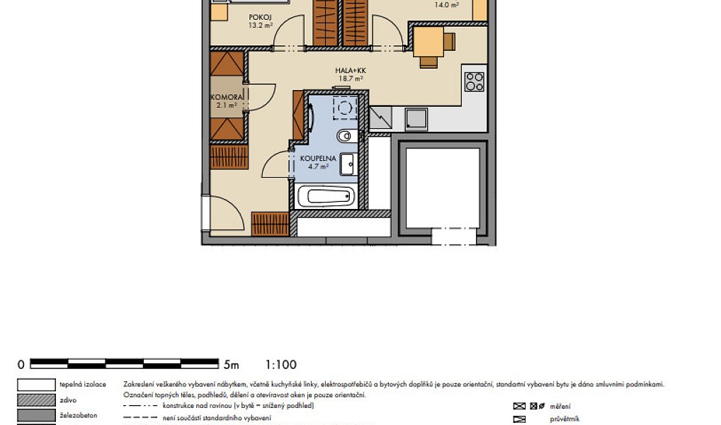 Prodej bytu 2+1 56 m², Praha – náhled fotky 3