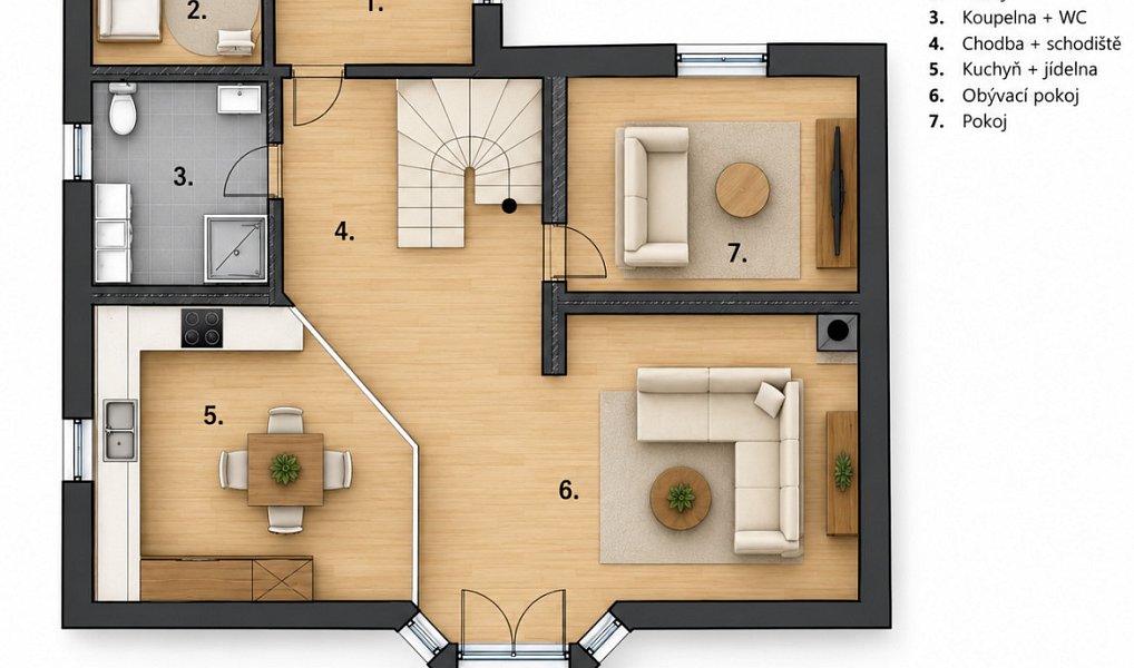 Prodej domu 125 m² s pozemkem 415 m², Hluboká nad Vltavou – náhled fotky 24