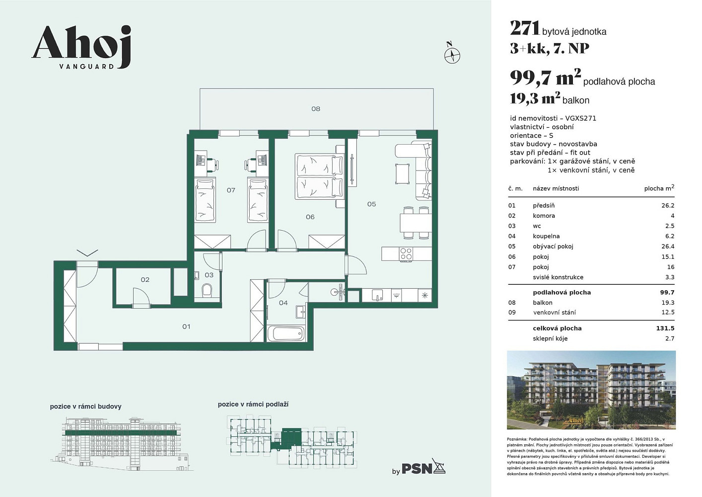 Prodej bytu 3+kk 97 m² – fotografie 2