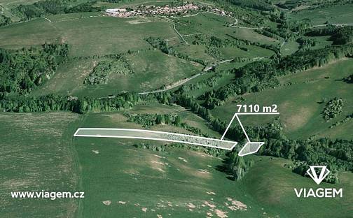 Prodej pole 7 110 m², Částkov, okres Uherské Hradiště