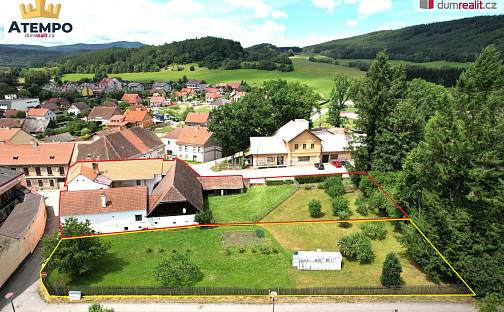 Prodej stavebního pozemku 800 m², Chvalšiny, okres Český Krumlov