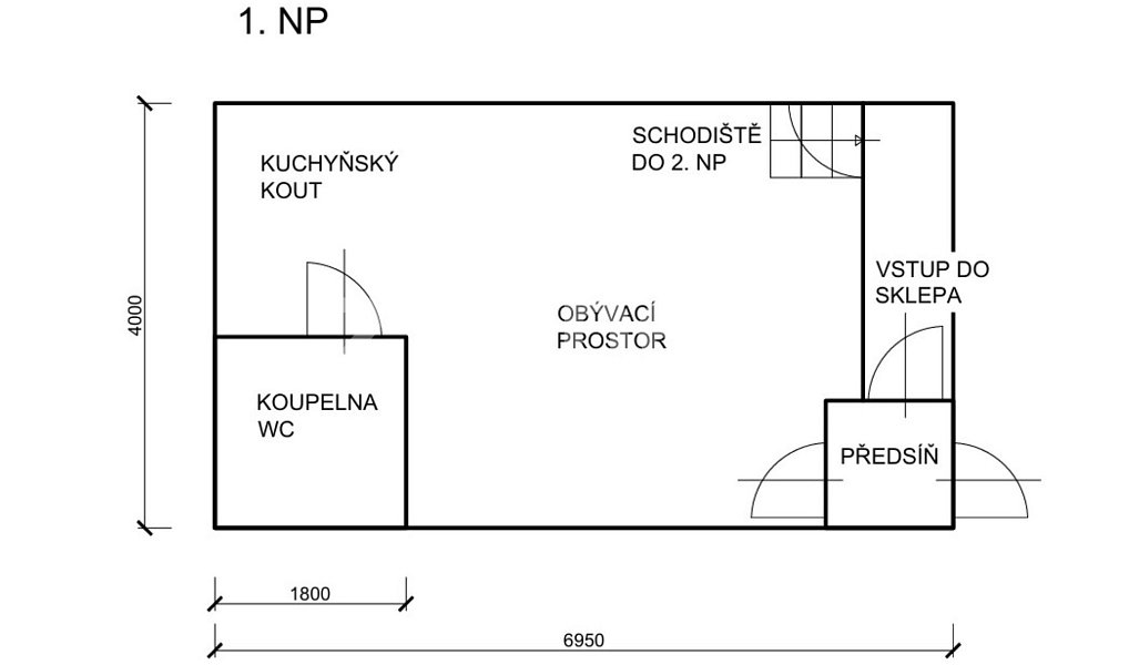 Prodej domu 56 m² s pozemkem 150 m², Zlín – náhled fotky 5