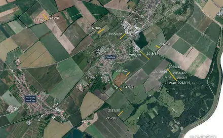 Prodej pole 14 078 m², Mikulčice, okres Hodonín